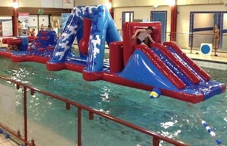 Picture of inflatable at cheap swimming pool session, one of my five frugal things this week