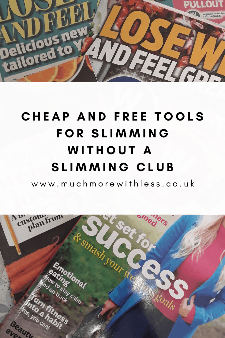 Cheap and free tools for slimming without a slimming club Much More