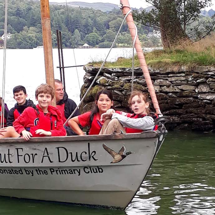 Picture of my kids on a boat in the Lake District a couple of years back