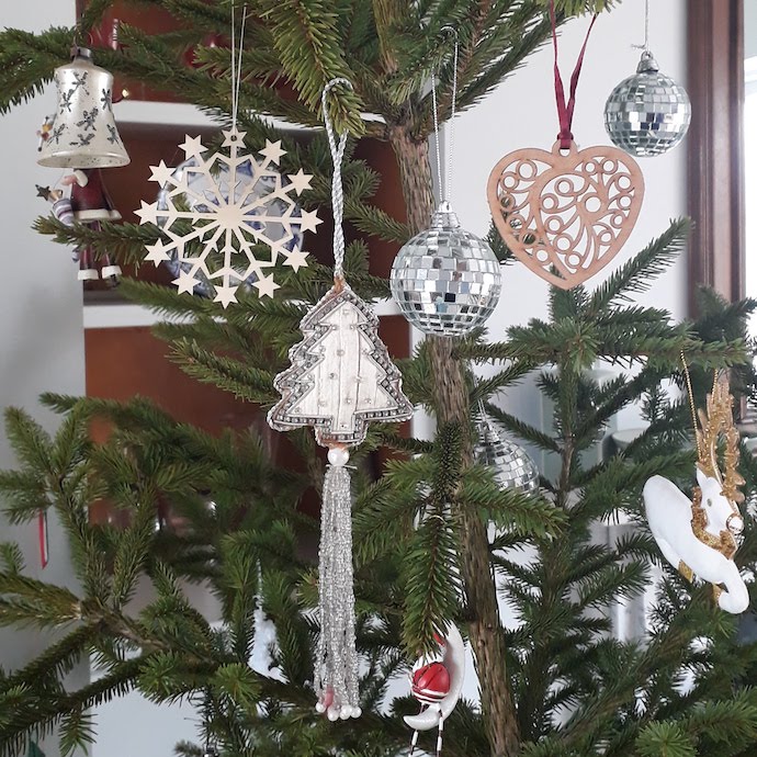 Pic of Christmas tree decorations